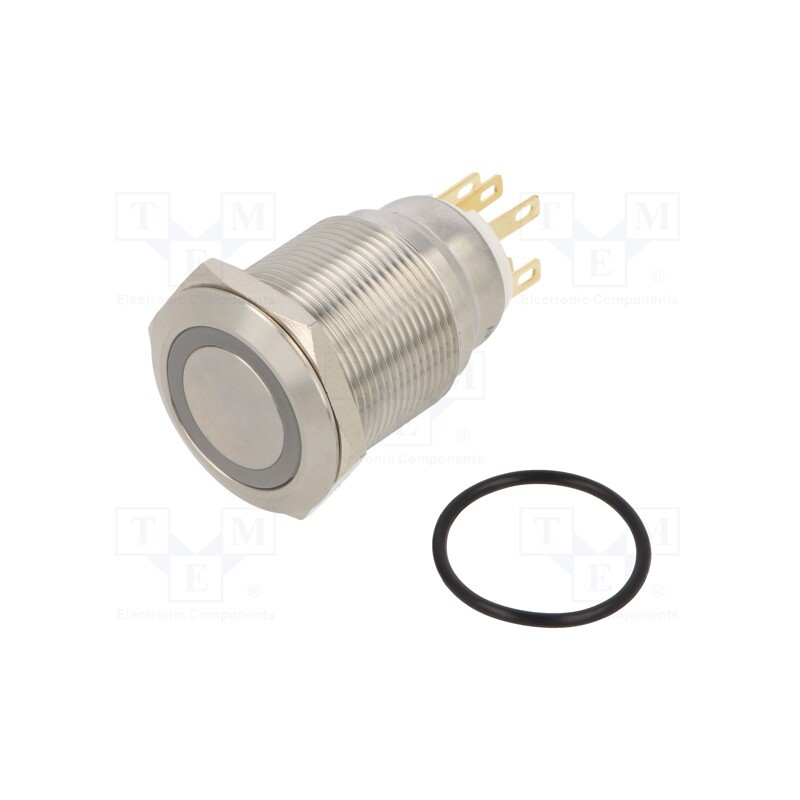 1 pcs x ONPOW - LAS1GQ22-11ZE/G/24V/S - Switch: vandal resistant, Pos: 2, SPDT, 3A/220VAC, 5A/24VDC, IP65