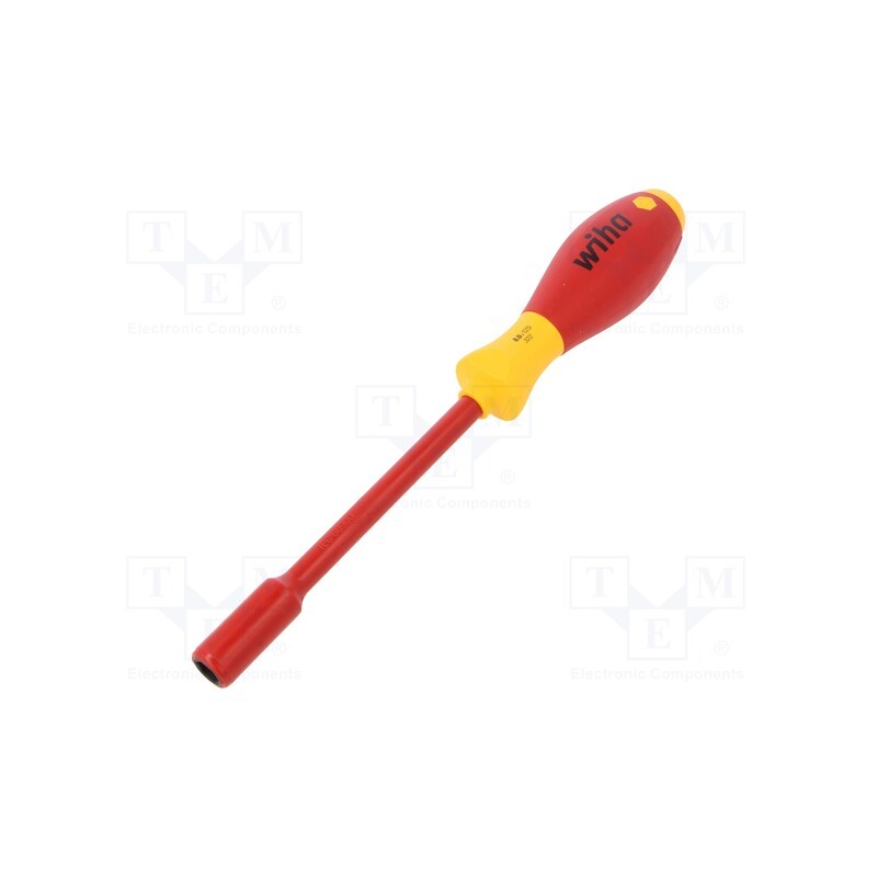 1 pcs x WIHA - 859 - Screwdriver, insulated, 6-angles socket, HEX 8mm, 1kVAC