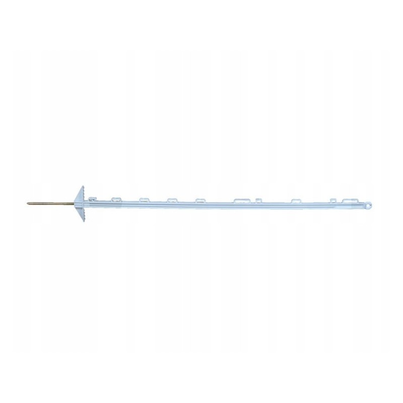 Agtech stake with double foot and insulator 10 pcs