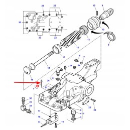 3763489m1 threaded locking pin