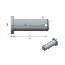 Hanger mounting pin lpc 330 c 360 o ursus