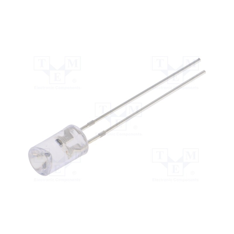 2 pcs x OPTOSUPPLY - OSY5MK5MC1B - LED, 5mm, yellow, 750÷1120mcd, 120°, 2.5÷5V, Lens: transparent