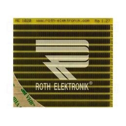 1 pcs x ROTH ELEKTRONIK GMBH - RE1020 - Board: universal, single sided,prototyping, W: 90mm, L: 100mm