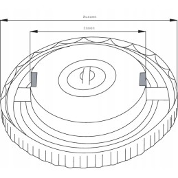 Fuel filler cap 30 mm