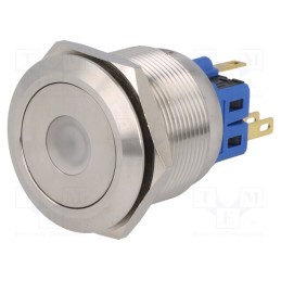 1 pcs x ONPOW - GQ25-11ZD/B/12V/S - Switch: vandal resistant, Pos: 2, SPDT, 3A/220VAC, 5A/24VDC, IP65