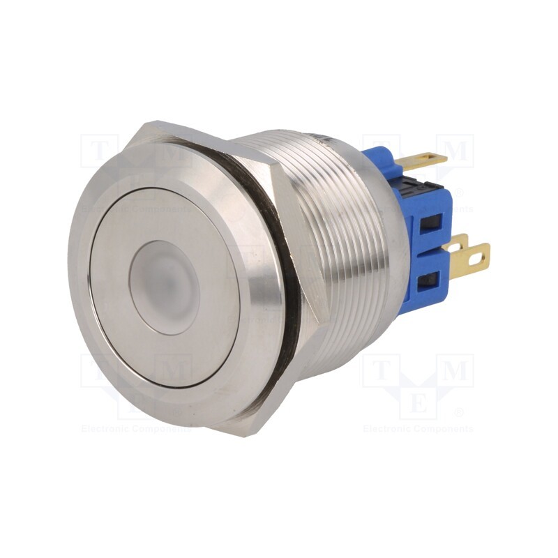 1 pcs x ONPOW - GQ25-11ZD/B/12V/S - Switch: vandal resistant, Pos: 2, SPDT, 3A/220VAC, 5A/24VDC, IP65