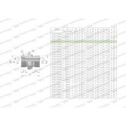 Hydraulic connection m14x1 5 08l 1 8 bsp 5 pcs