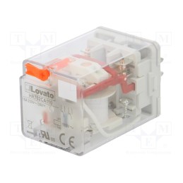 1 pcs x LOVATO ELECTRIC - HR702CA110 - Relay: electromagnetic, DPDT, Ucoil: 110VAC, Icontacts max: 10A