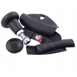 Black steering knob with Ursus inserts