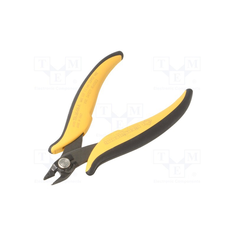 1 pcs x PIERGIACOMI - TR 30 58 A - Pliers, cutting,miniature,curved, 138mm, with small chamfer