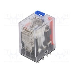 1 pcs x LOVATO ELECTRIC - HR604CD012 - Relay: electromagnetic, 4PDT, Ucoil: 12VDC, Icontacts max: 5A