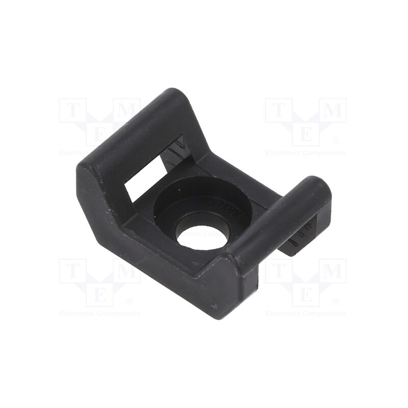 100 pcs x BM GROUP - BMN0906 - Holder, screw, polyamide, UL94V-2, black, Tie width: 9mm, Ht: 10.8mm