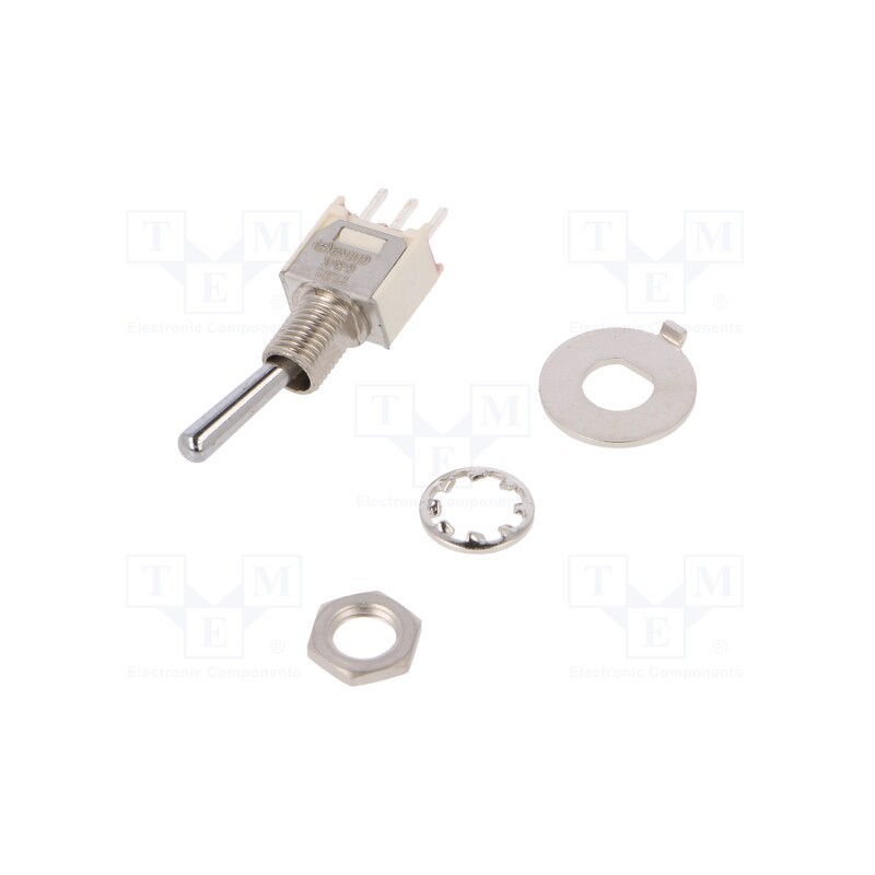 1 pcs x C&K - T101SHCQE - Switch: toggle, Pos: 2, SPDT, ON-ON, 0.02A/20VAC, 0.02A/20VDC