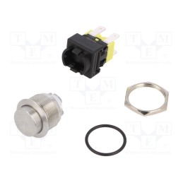 1 pcs x CANAL ELECTRONIC - PS5-210QN-BSA-0MAC - Switch: vandal resistant, Pos: 2, DPDT, 16A/250VAC, IP65, ON-OFF