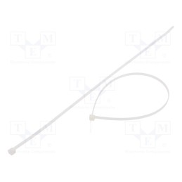 100 pcs x FIX&FASTEN - FIX-S-4.8X350/N - Cable tie, L: 350mm, W: 4.8mm, polyamide, 222N, natural, Ømax: 90mm