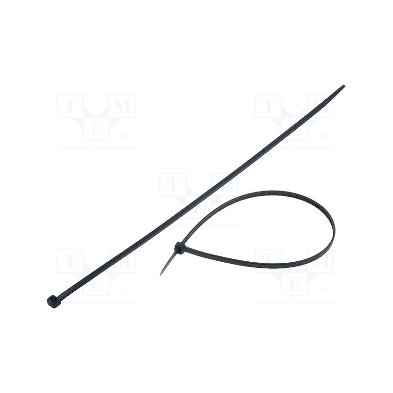 100 pcs x KSS WIRING - CV368B - Cable tie, L: 368mm, W: 4.8mm, polyamide, 215.5N, black, Ømax: 102mm