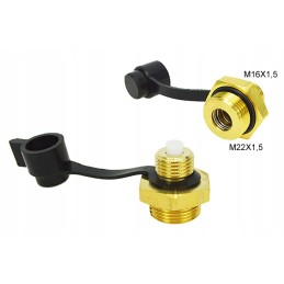 Control valve with pumping nozzle m22 external