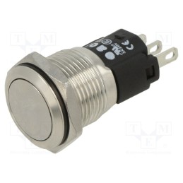 1 pcs x EAO - 82-4151.1000 - Switch: vandal resistant, Pos: 2, SPDT, 3A/240VAC, 3A/240VDC, Ø16mm