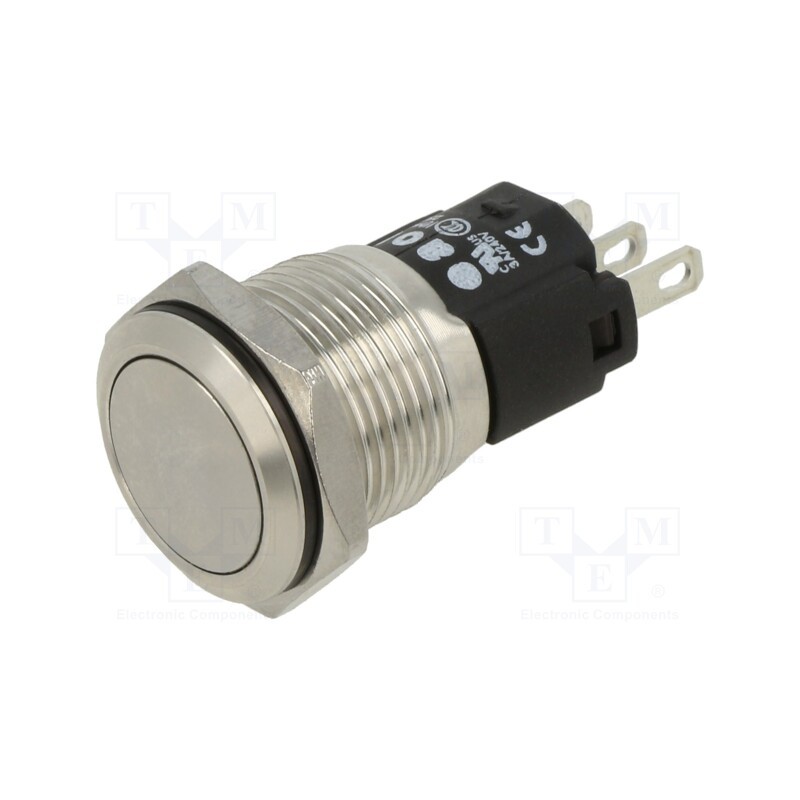 1 pcs x EAO - 82-4151.1000 - Switch: vandal resistant, Pos: 2, SPDT, 3A/240VAC, 3A/240VDC, Ø16mm