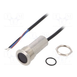 1 pcs x ONPOW - ONPOW91-22D-10BY-SS-NR - Switch: vandal resistant, Pos: 2, SPST-NO, 300mA/24VDC, IP65, red