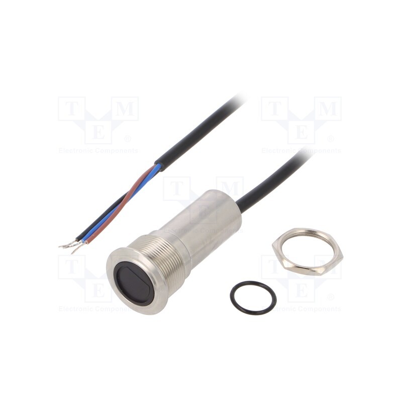 1 pcs x ONPOW - ONPOW91-22D-10BY-SS-NR - Switch: vandal resistant, Pos: 2, SPST-NO, 300mA/24VDC, IP65, red