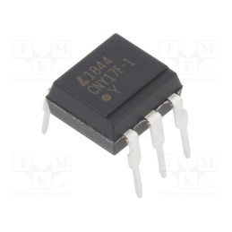 2 pcs x LITEON - CNY17F-1 - Optocoupler, THT, Ch: 1, OUT: transistor, Uinsul: 5kV, Uce: 70V, DIP6