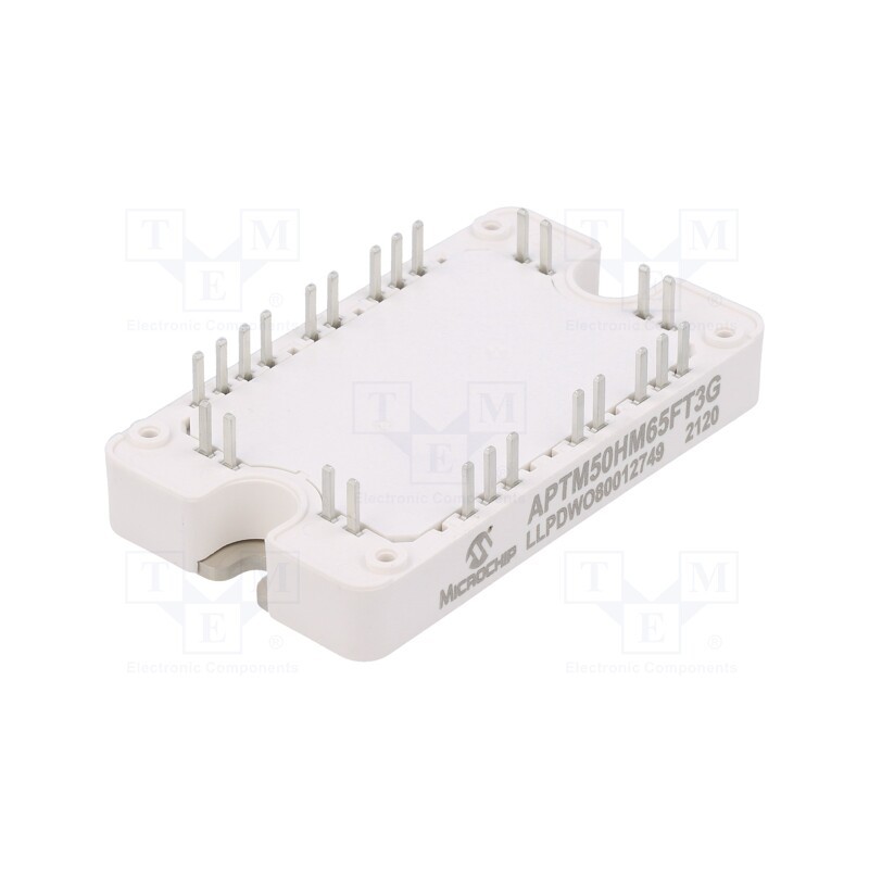 1 pcs x MICROCHIP (MICROSEMI) - APTM50HM65FT3G - Module, transistor/transistor, 500V, 38A, SP3F, Press-in PCB, 390W