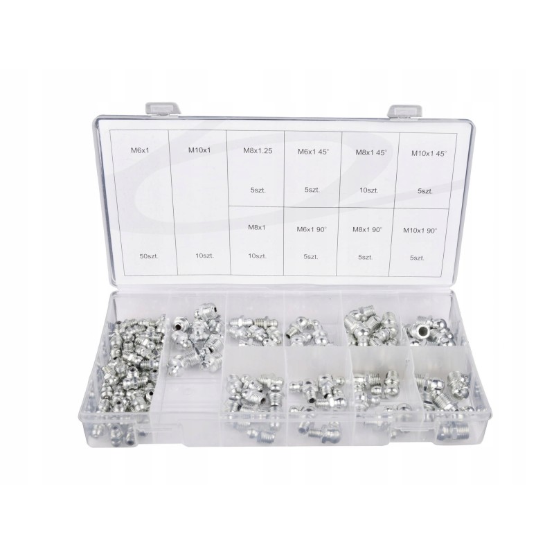 Set of grease nipples Kalamitki grease nipples 110 pcs