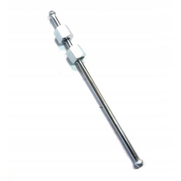 Straight injection pipe 20cm m12 m12, galvanized