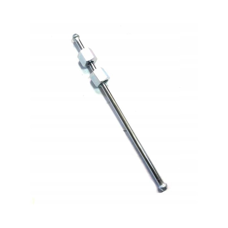 Straight injection pipe 20cm m12 m12, galvanized