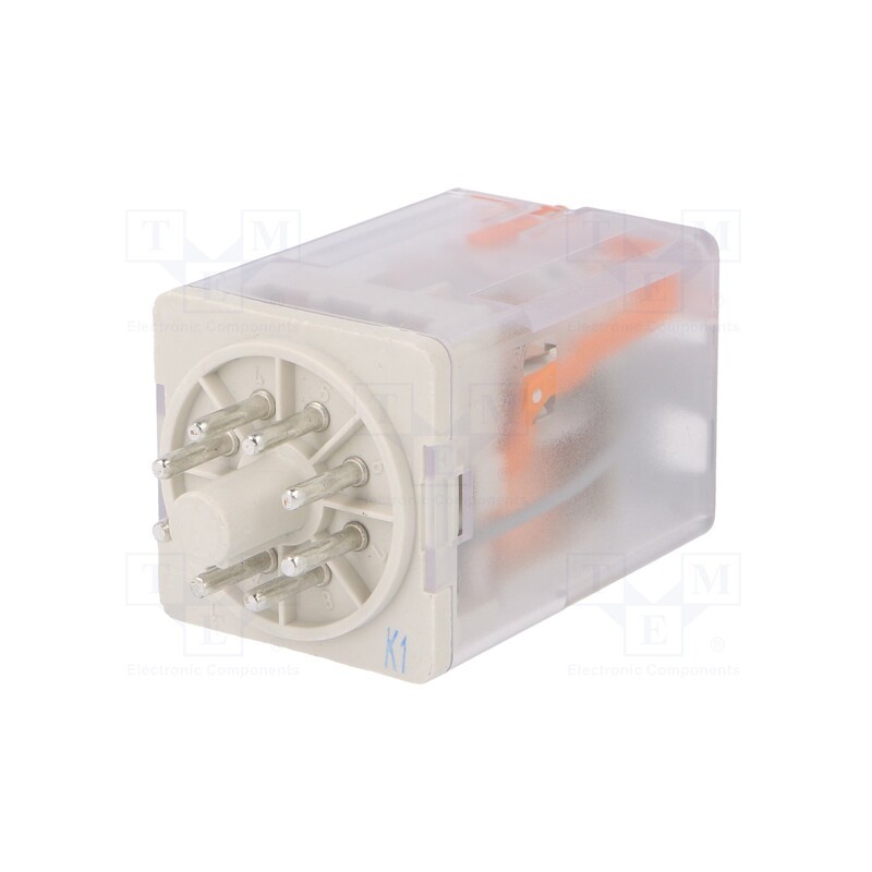 1 pcs x ABB - 1SVR405621R7000 - Relay: electromagnetic, DPDT, Ucoil: 110VAC, Icontacts max: 10A