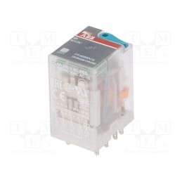 1 pcs x ABB - 1SVR405613R4300 - Relay: electromagnetic, 4PDT, Ucoil: 60VDC, Icontacts max: 6A