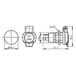 Erich Jaeger 2 pole socket