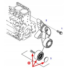 F716201040090 tension roller repair kit