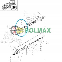 Drive shaft New Holland Fiat Ford 5121364
