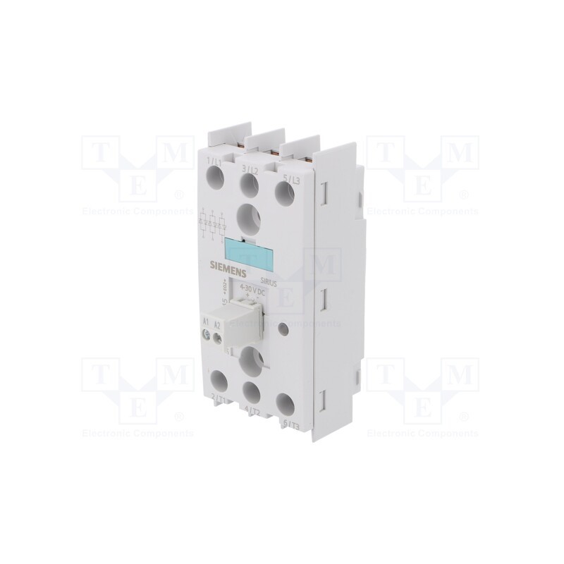 1 pcs x SIEMENS - 3RF2255-1AC45 - Relay: solid state, 55A, Uswitch: 48÷600VAC, 3-phase, Series: 3RF22