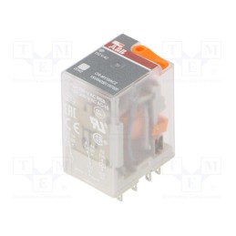 1 pcs x ABB - 1SVR405611R7000 - Relay: electromagnetic, DPDT, Ucoil: 110VAC, Icontacts max: 12A