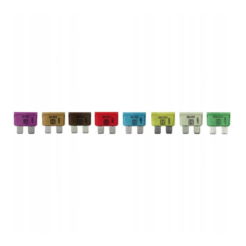 Flat fuse 30A green, 10 pcs. pack