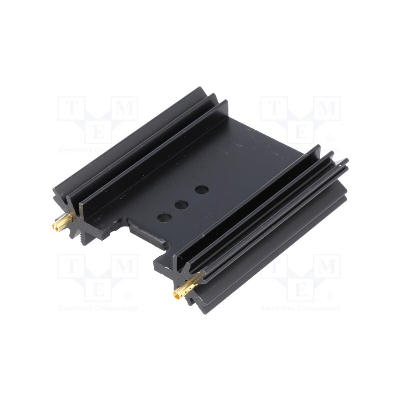 1 pcs x FISCHER ELEKTRONIK - SK409/50,8/STS - Heatsink: extruded, TO220,TO3P, black, L: 50.8mm, W: 45mm, H: 12.7mm