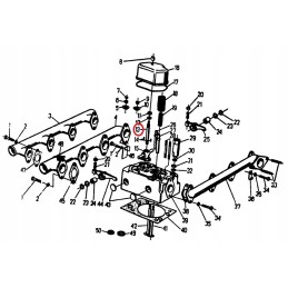 Valve lever bracket bolt for Ursus C 360