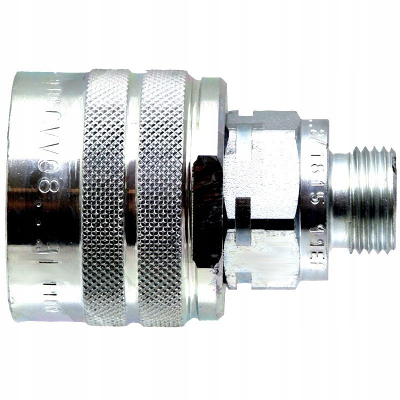 Screwed quick connector, plug, class 15l, m18x1 5