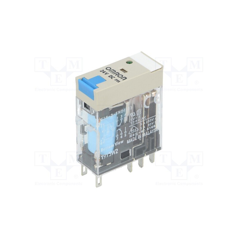 1 pcs x OMRON - G2R-2-SNDI 24V DC - Relay: electromagnetic, DPDT, Ucoil: 24VDC, Icontacts max: 5A