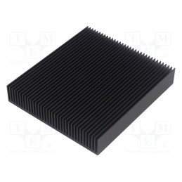 1 pcs x FISCHER ELEKTRONIK - SK 624 100 SA - Heatsink: extruded, grilled, black, L: 100mm, W: 90mm, H: 17mm