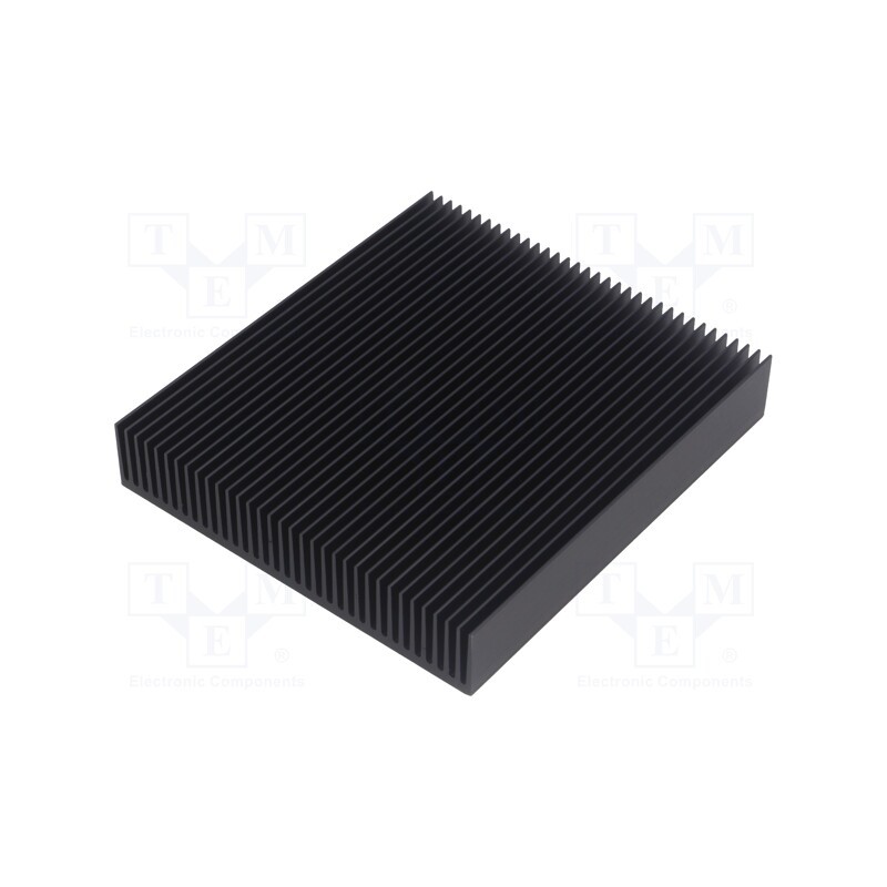 1 pcs x FISCHER ELEKTRONIK - SK 624 100 SA - Heatsink: extruded, grilled, black, L: 100mm, W: 90mm, H: 17mm