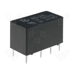 1 pcs x Recoy/RAYEX ELECTRONICS - RS-48-L - Relay: electromagnetic, DPDT, Ucoil: 48VDC, Icontacts max: 2A, PCB