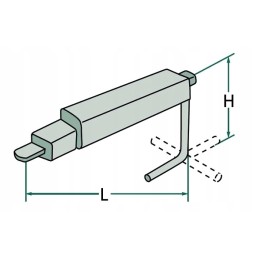 Parking brake with swivel handle