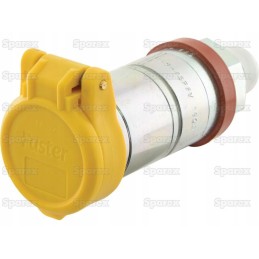 Plug 1 2 yellow fits female coupling 5 pcs