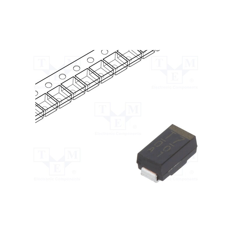 pcs x SHINDENGEN - ST03-47F1-5053 - Diode: TVS, 300W, 47V, unidirectional, 1F (DO214AC)