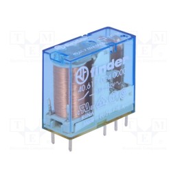 1 pcs x FINDER - 40.61.7.024.0000 - Relay: electromagnetic, SPDT, Ucoil: 24VDC, Icontacts max: 30A