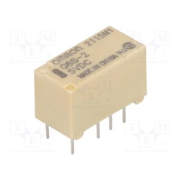 1 pcs x OMRON OCB - G6S-2 5VDC - Relay: electromagnetic, DPDT, Ucoil: 5VDC, Icontacts max: 2A, PCB